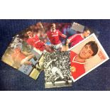 Football Manchester United collection 6, signed Match magazine pages signatures include Nobby