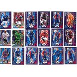 Football Match Attax trading card collection 19 signatures from premier league players including