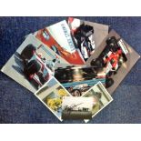 Motor Racing collection signed 8 colour photos of a selection of Formula one, A1 and sports car