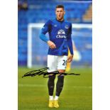 Football Ross Barkley 12x8 signed colour photo pictured playing for Everton. Ross Barkley (born 5