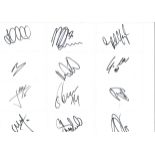 Football Collection 22, 5x3 signed white cards from premier league players from Bournemouth and