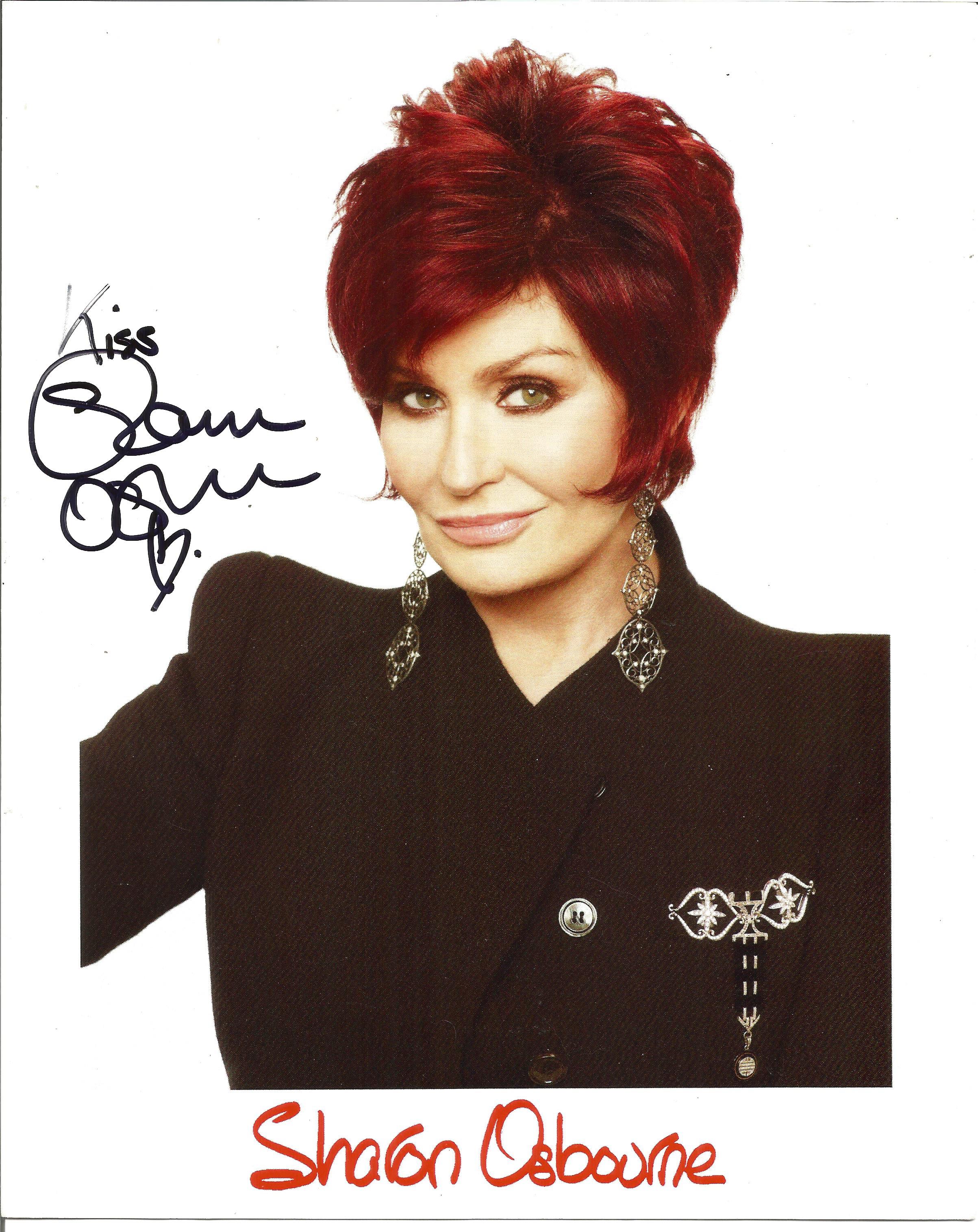 TV/film signed collection. 15 photos, mainly 10x8. Includes Sharon Osbourne, Lisa Kudrow, Melissa - Image 2 of 4