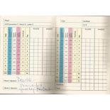 History Bill Clinton signed Mirage country club golf scorecard dedicated to David c/w PSA DNA