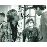 Dave Barry and Peter Cleall signed 10x8 b/w photo from Fenn Street Gang. Good Condition. All