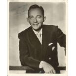 Bing Crosby signed 10x8 b/w photo. (May 3, 1903 - October 14, 1977) was an American singer and