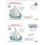 Military FDC Collection British Army Whitbread Round the World Race 5, signed FDC 10, covers in