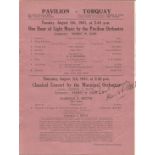 Harold Petts violin signed 1941 concert programme. Good Condition. All signed items come with our