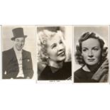 TV/Film signed small photo collection. 10 photos. Some of names included are Phyllis Calvert,