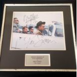 Music Kings of Leon 22x18 overall professionally framed signature piece including 7x11 colour