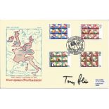 Tony Blair signed European Assembly Elections FDC. 9/5/79 Strand London WC2 postmark. Good