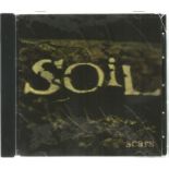 Soil "Scars" multi signed CD. Hand signed on the booklet cover to their respective photos by all