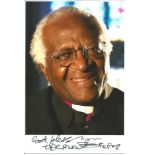 History Desmond Tutu 6x4 signed colour photo. Desmond Mpilo Tutu (born 7 October 1931) is a South