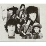 Bill Wyman signed b/w photo greetings card. Good Condition. All signed items come with our