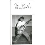 Tommy Steele Singer Signed Card With Photo. Good Condition. All signed items come with our