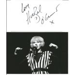 Hazel O'Connor Singer Signed Card With Photo. Good Condition. All signed items come with our