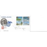 Sheila Scott signed Marshall Islands FDC. 15/6/87 Marshall Islands postmark. Good Condition. All