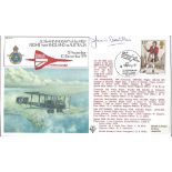 Jean Batten signed 60th Ann 1st flight England Australia cover. FF10, flown by Concorde. Good