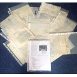 Jeanette Macdonald collection. Includes letters, photos, contracts, programmes. Good Condition. We