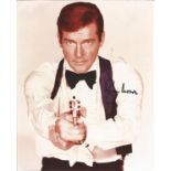 Roger Moore signed 10x8 colour photo. (14 October 1927 - 23 May 2017) was an English actor. He is