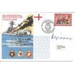 World War Two Battle of the River Plate cover signed by Kapitanleutnant Helmut Witte (U-Boat