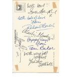 Monarch of the Glen cast signed postcard. Signed by 6 including Susan Hampshire, Richard Briers,