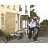 Guy Martin signed 10x8 colour photo. British lorry-mechanic better known publicly as a motorcycle