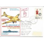 Fleet Air Arm World War Two flown cover signed by 1st Lieut. Erhard Nippa (Fighter Bomber pilot).