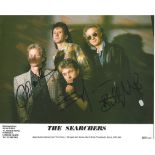 The Searchers Fully Signed Vintage 8x10 Promo Music Photo. Good Condition. All signed items come