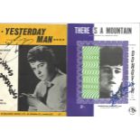 Donovan signed on front of music score for There is a mountain. Good Condition. All signed items