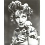 Marlene Dietrich signed 10x8 b/w photo. German actress and singer who held both German and