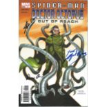 Stan Lee, Alfred Molina and Dan Orcoin signed Spiderman - Doctor Octopus out of reach comic.