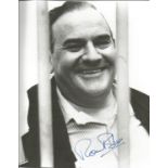 Ronnie Barker signed 10x8 b/w photo. English actor, comedian and writer. He was known for roles in