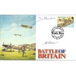 Battle of Britain World War Two flown cover signed by Sqn Ldr Jan Zurakowski KW** No s. 234, 609,