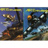 Aviation collection including seven hardback books from the Air International series, Air Enthusiast