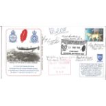 Dambuster World War Two flown cover signed by Sqn Ldr J. Les Munro CNZM, DSO, QSO, DFC, Sqn Ldr