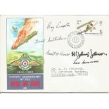 Dambusters World War Two cover signed by Sqn Ldr J. Les Munro CNZM, DSO, QSO, DFC, Sqn Ldr George