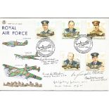 Dambusters World War Two Royal Air Force cover signed by Sqn Ldr J. Les Munro CNZM, DSO, QSO, DFC,