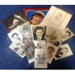 Vintage Entertainment autograph collection. Eighteen assorted sized photos signed by Don Ameche, Ada