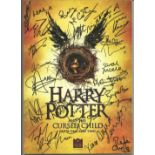 Harry Potter and the cursed child program signed by the 2nd London cast. Good Condition. We