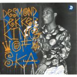 Desmond Dekker signed King of Ska album sleeve vinyl record included. Good Condition. We combine