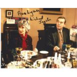 Ann Lynn Michael Jayston dual signed 10"x8" photo. This beautiful hand signed photo depicts Ann Lynn