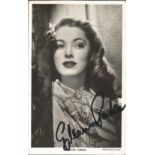 Eleanor Parker signed 6 x 4 b/w portrait photo. Good Condition. We combine postage on multiple