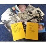 TV Film collection of approx. 50 signed 6 x 4 photos and cards. Some dedicated. Includes Martin