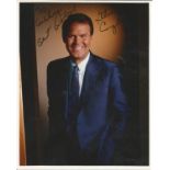 Glen Campbell signed 10x8 colour photo. American singer. Dedicated. Good Condition. We combine