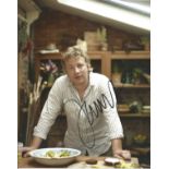 Jamie Oliver signed 10x8 colour photo. English chef and restaurateur. Good Condition. We combine