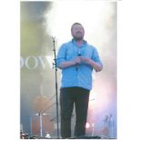 Guy Garvey signed 12x8 colour photo. English musician, singer, songwriter and BBC 6 Music presenter.