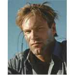 Aaron Eckhart signed 10 x 8 colour Photoshoot Portrait Photo, from in person collection autographed