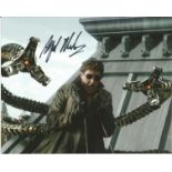 Alfred Molina signed 10 x 8 colour Spiderman Landscape Photo, from in person collection autographed