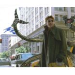 Alfred Molina signed 10 x 8 colour Spiderman Landscape Photo, from in person collection autographed