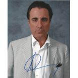 Andy Garcia signed 10 x 8 colour Photoshoot Portrait Photo, from in person collection autographed